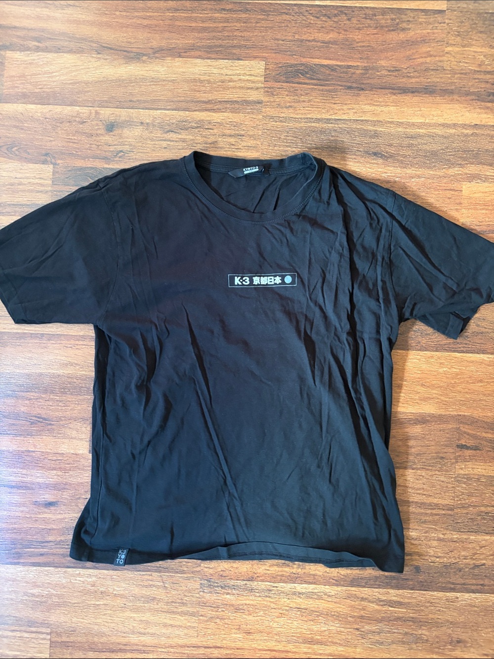 Black Graphic Crewneck T-Shirt